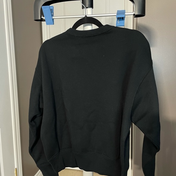 WOMEN’S Polo Black Fleece Crewneck - Picture 2 of 2